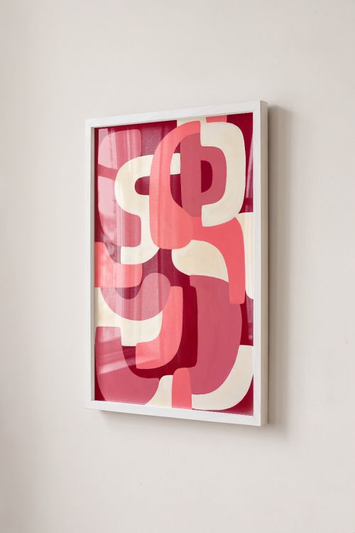Premium Poster, Crimson Curves