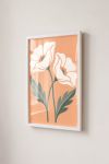 Premium Poster, Peach Bloom Duo