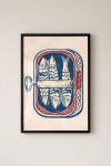 Premium Poster, Ocean Tin Sardines