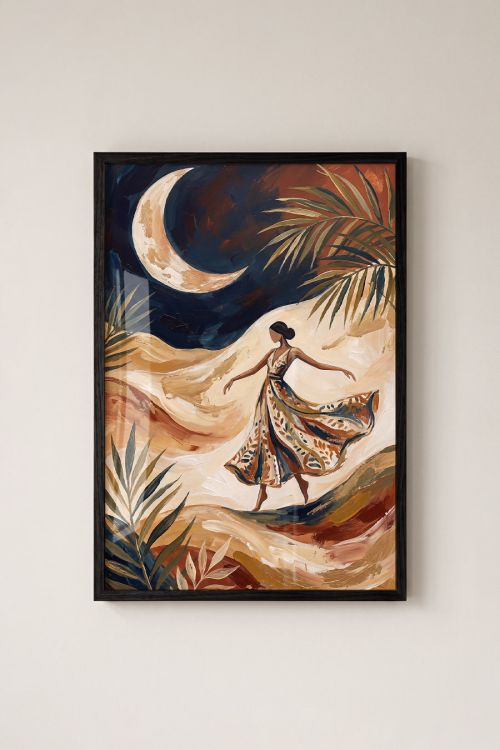 Premium Poster, Desert Moon Dance