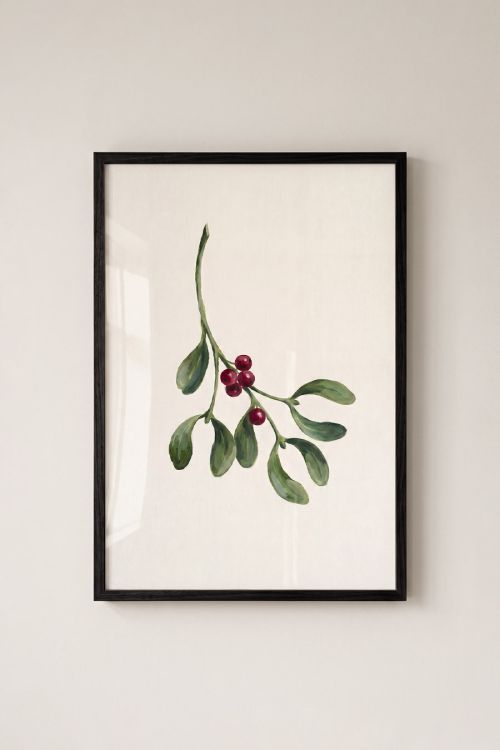 Premium Poster, Mistletoe Kiss