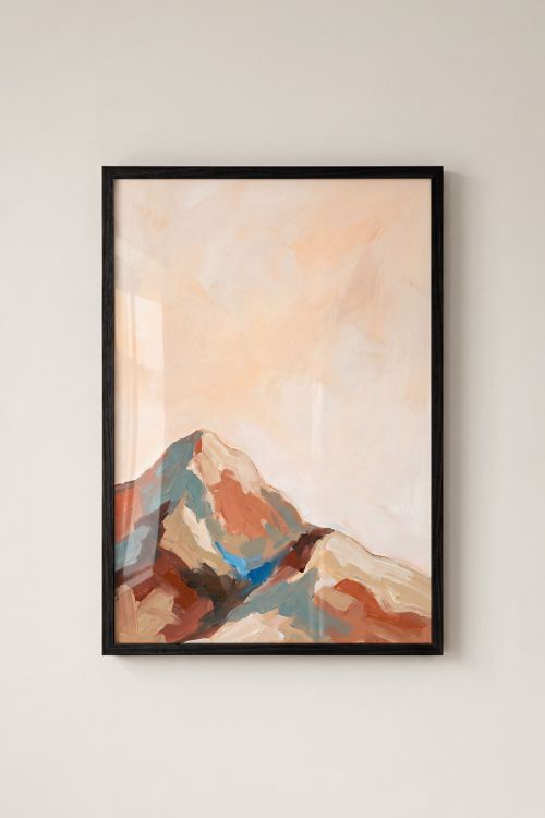 Premium Poster, Desert Peaks Abstract