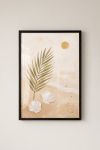 Premium Poster, Golden Palm Beach