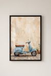 Premium Poster, Italian Street Scooter
