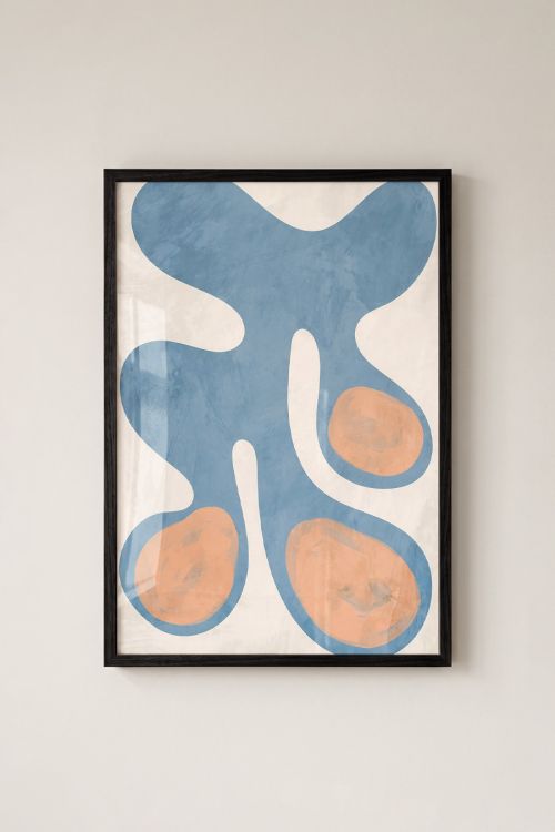 Premium Poster, Organic Flow Abstract