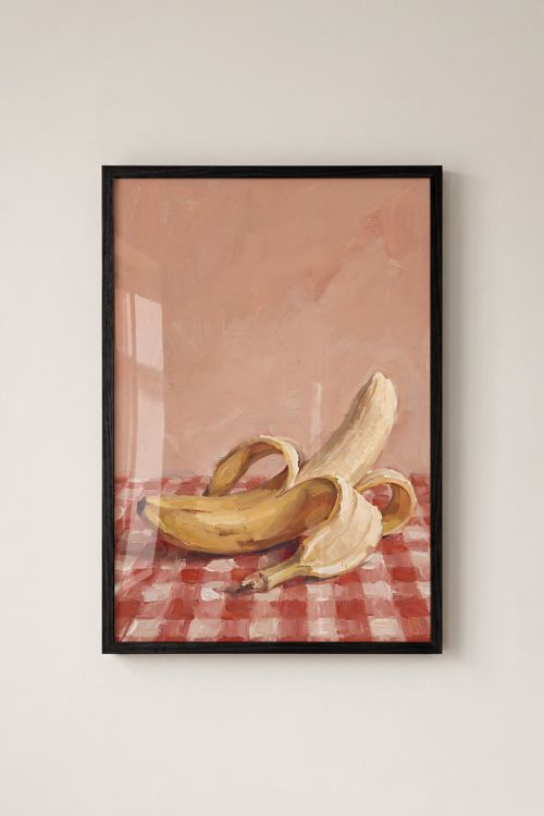 Premium Poster, Picnic Banana Still