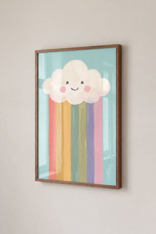 Premium Poster, Happy Cloud Rainbow