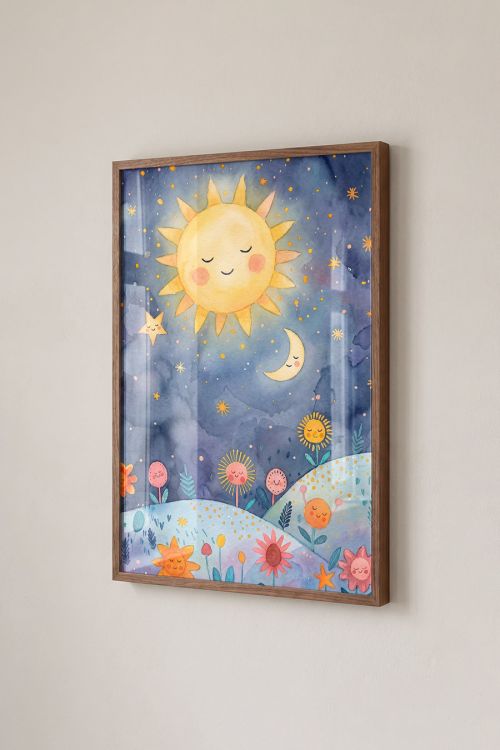 Premium Poster, Dreamy Sky Garden