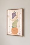 Premium Poster, Smiling Fruit Stack