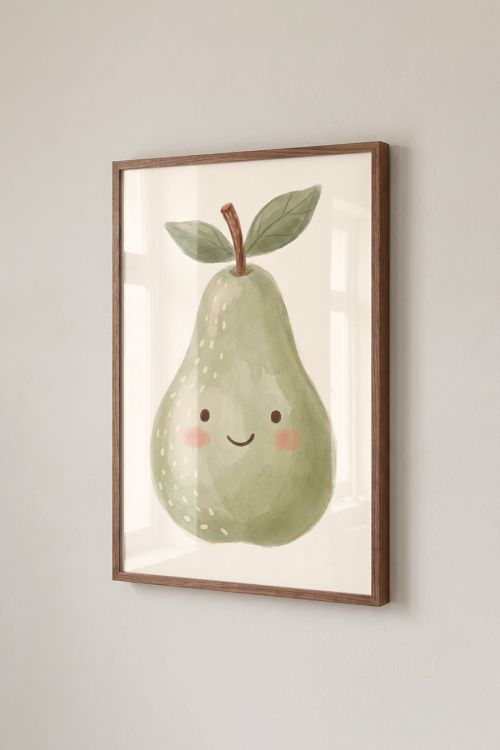 Premium Poster, Sweet Pear Smile