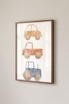 Premium Poster, Watercolor Wheels