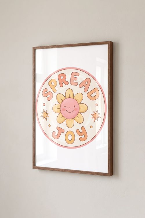 Premium Poster, Spread Joy Flower