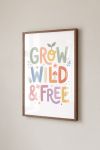 Premium Poster, Grow Wild & Free