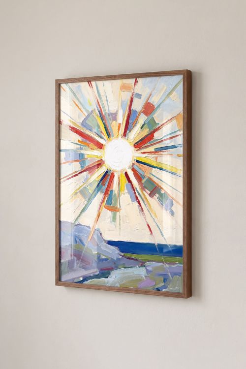 Premium Poster, Radiant Horizon Abstract