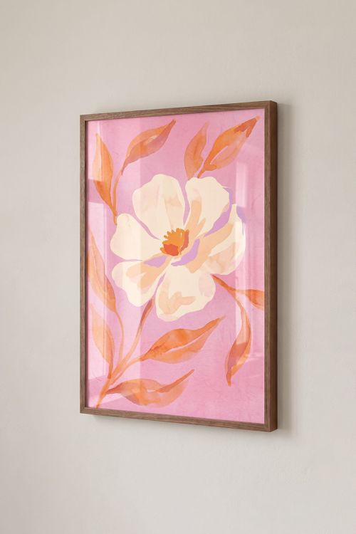 Premium Poster, Blushing Bloom
