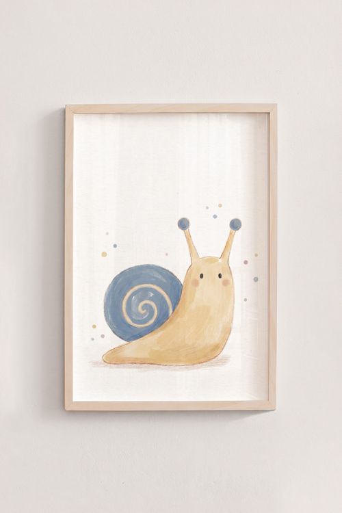 Premium Poster, Sweet Snail Friend