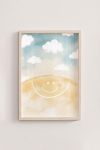 Premium Poster, Happy Hill Sky