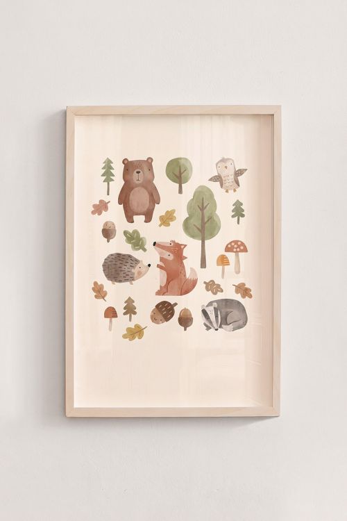 Premium Poster, Forest Friends Gathering