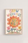 Premium Poster, Grow Wild Bloom Bright