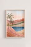 Premium Poster, Desert Oasis Palms