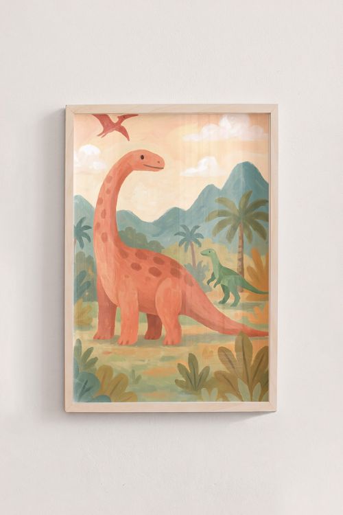 Premium Poster, Dinosaur Land Adventure