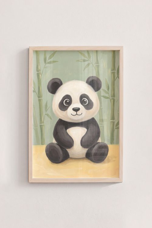 Premium Poster, Sweet Bamboo Panda
