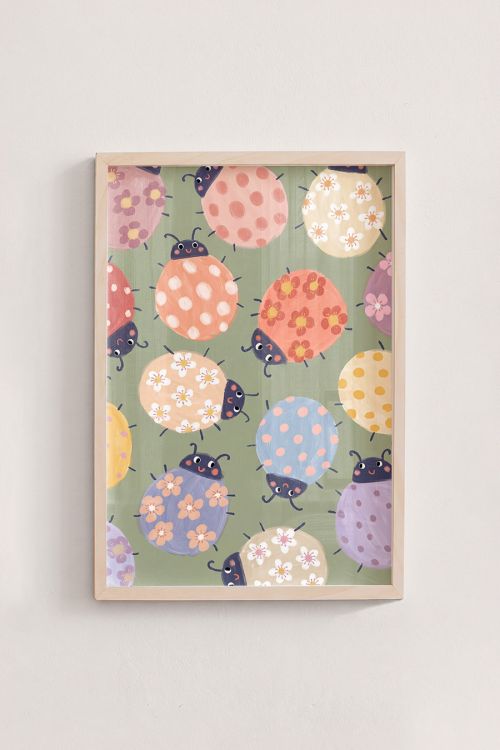 Premium Poster, Garden Bug Friends