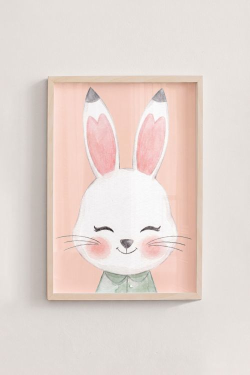 Premium Poster, Sweet Bunny Smile