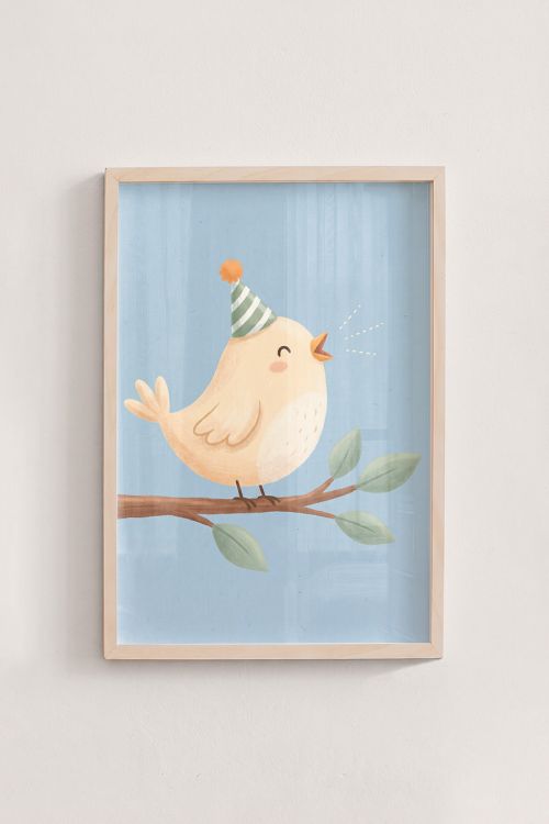 Premium Poster, Party Bird Song