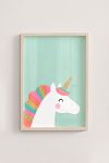 Premium Poster, Glitter Horn Unicorn