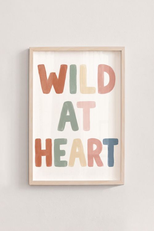 Premium Poster, Wild At Heart Brush