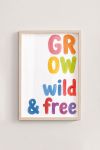 Premium Poster, Grow Wild & Free
