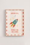 Premium Poster, Dream Big Rocket