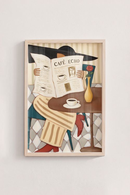 Premium Poster, Café Echo Morning