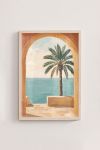 Premium Poster, Seaside Palm Arch