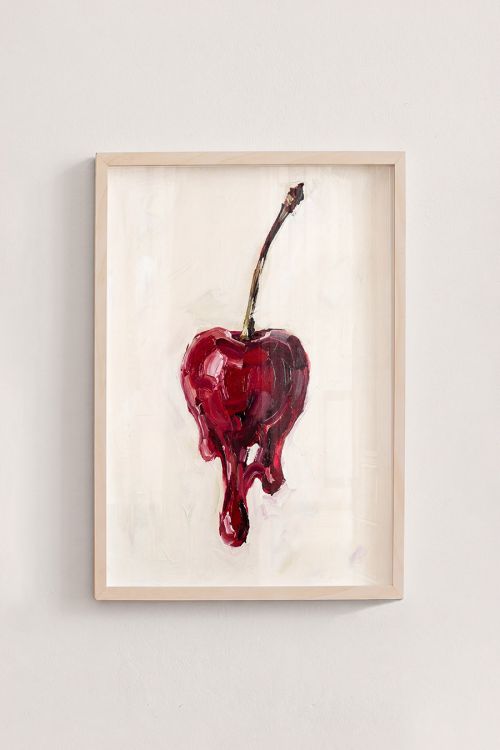 Premium Poster, Crimson Drip