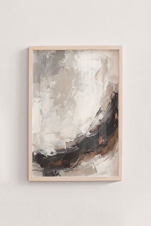 Premium Poster, Earth Tone Swirls