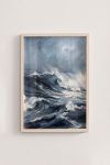 Premium Poster, Stormy Ocean Depths