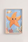 Premium Poster, Happy Starfish Reef
