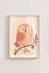 Premium Poster, Whimsical Forest Owl