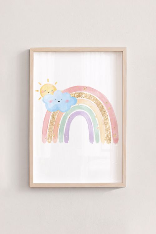 Premium Poster, Sparkle Rainbow Friends