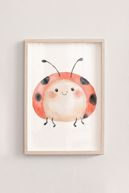Premium Poster, Sweet Little Ladybug