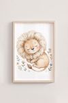 Premium Poster, Sleeping Lion Cub