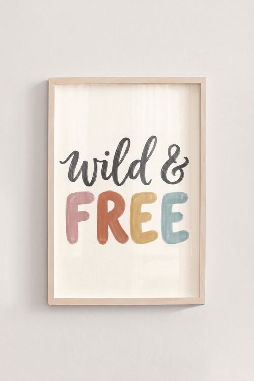 Premium Poster, Wild & Free Spirit