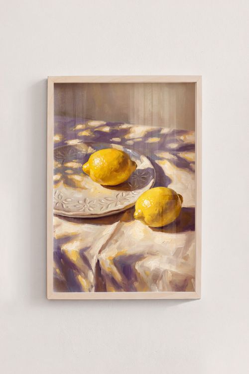 Premium Poster, Dappled Lemon Light