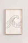 Premium Poster, Curling Ocean Lines