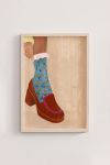 Premium Poster, Floral Sock Loafer