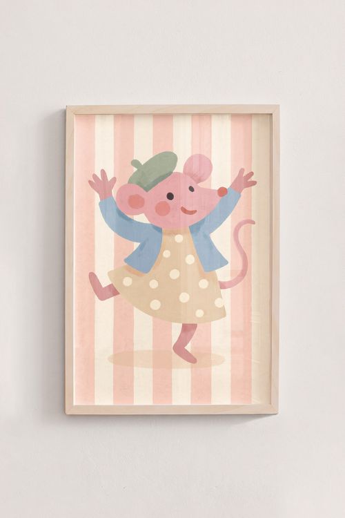 Premium Poster, Dancing Parisian Mouse