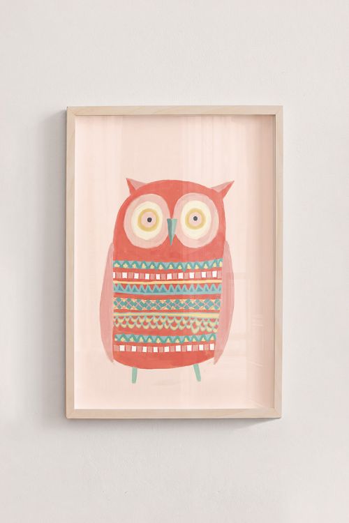 Premium Poster, Patterned Forest Friend