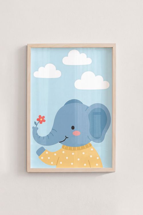Premium Poster, Sweet Elephant Bloom